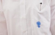 stained shirt