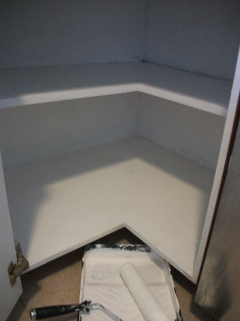 Paint interiors with bathroom paint